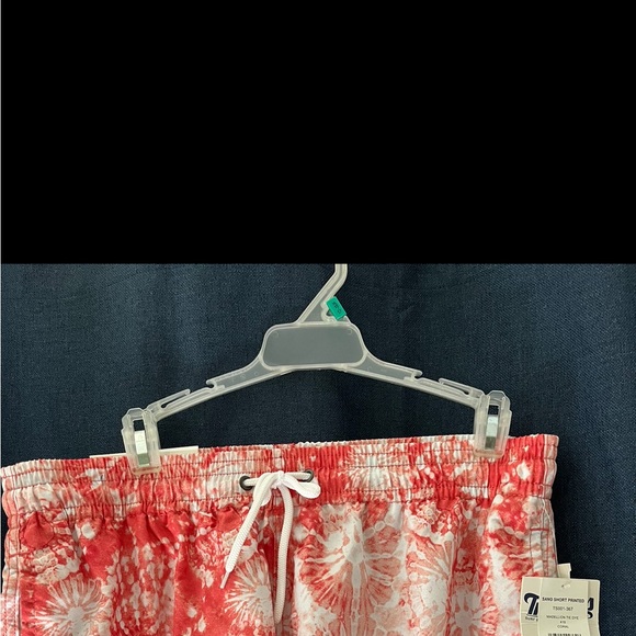 Trunks bathing suit, new with tags, orange and white tie-dye - Picture 2 of 7